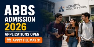 Acharya Bangalore B-School Begins Round 3 Admission for Session 2026; Apply Till May 31 @abbs.edu.in